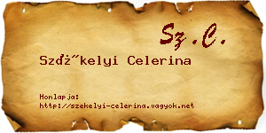 Székelyi Celerina névjegykártya